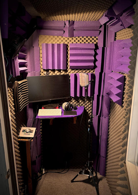 Voiceover Booth Interior
